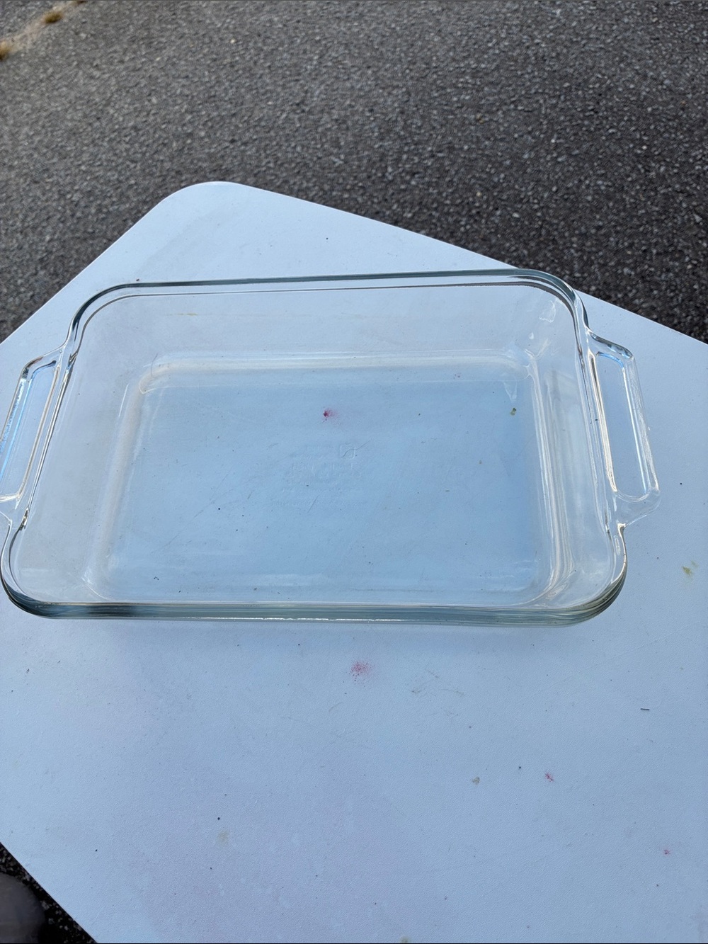 Anchor Hocking Clear Glass Baking Casserole dish Dish with Handles - Glass